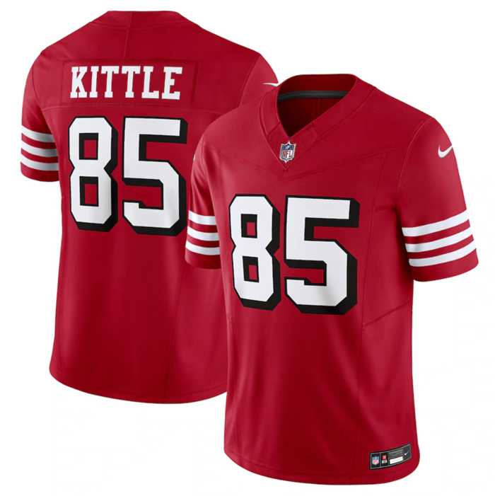 Men & Women & Youth San Francisco 49ers #85 George Kittle New Red 2023 F.U.S.E. Vapor Untouchable Limited Stitched Football Jersey